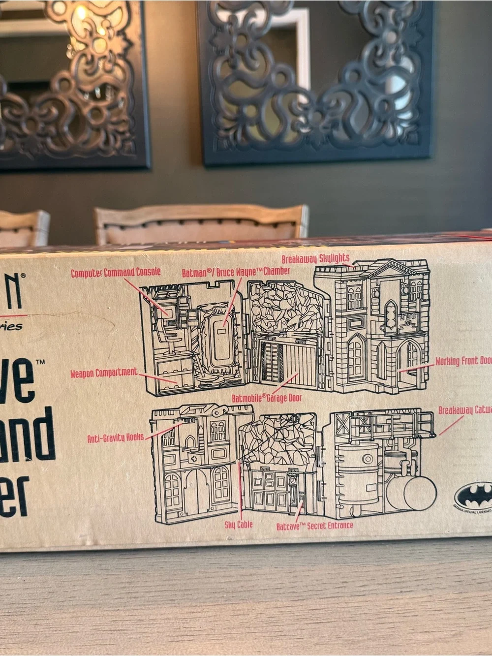1992 Kenner Batman The Animated Series Batcave Command Center